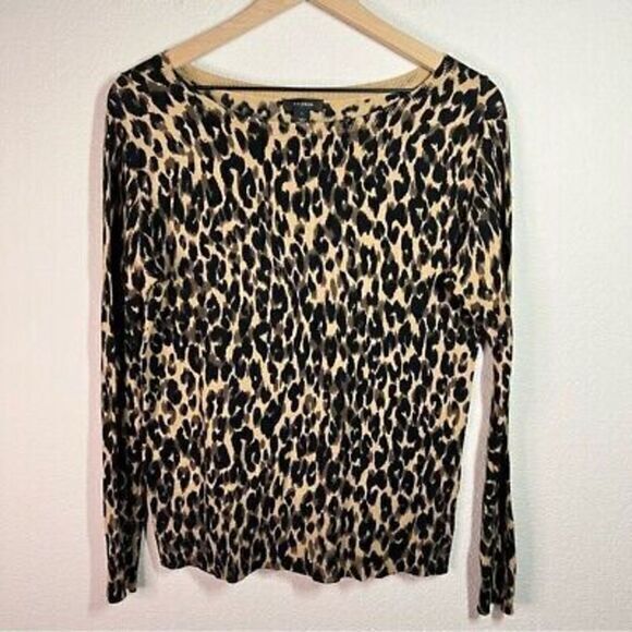 Halogen‎ womens animal print lightweight sweater size small - Picture 1 of 5